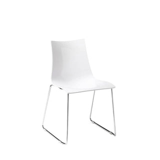 Scab Zebra Antishock sled chair by Luisa Battaglia Scab White 310 - Buy now on ShopDecor - Discover the best products by SCAB design