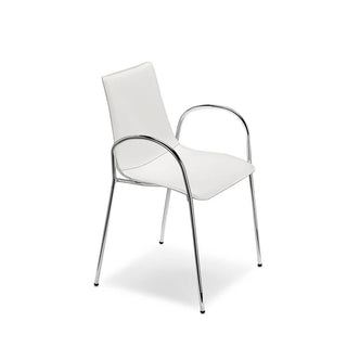 Scab Zebra Pop chair with armrests by Luisa Battaglia Scab White EP 74 - Buy now on ShopDecor - Discover the best products by SCAB design