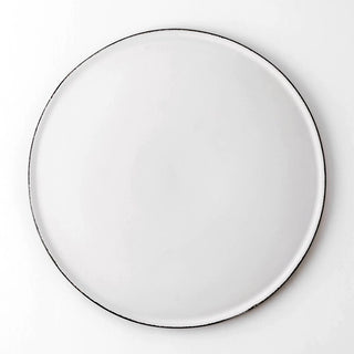 Schönhuber Franchi Grès Bicolor Dinner plate grey with white interior 29 cm - Buy now on ShopDecor - Discover the best products by SCHÖNHUBER FRANCHI design
