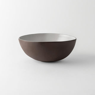 Schönhuber Franchi Grès Bicolor raw cup big brown/white 24 cm - Buy now on ShopDecor - Discover the best products by SCHÖNHUBER FRANCHI design