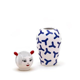 Seletti Canopie Zoe vase with lid - Buy now on ShopDecor - Discover the best products by SELETTI design