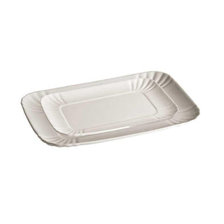 Seletti Estetico Quotidiano white porcelain tray 26x34 cm. - Buy now on ShopDecor - Discover the best products by SELETTI design