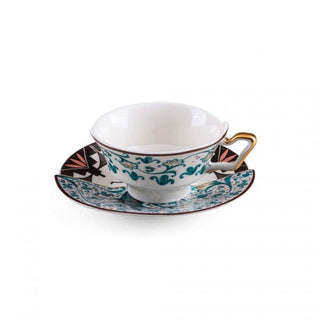 Seletti Hybrid 2.0 porcelain tea cup Aspero with saucer - Buy now on ShopDecor - Discover the best products by SELETTI design