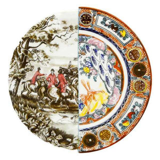 Seletti Hybrid porcelain flat plate Eusapia - Buy now on ShopDecor - Discover the best products by SELETTI design