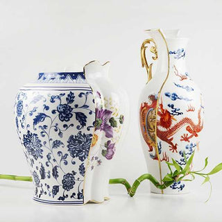 Seletti Hybrid porcelain vase Adelma - Buy now on ShopDecor - Discover the best products by SELETTI design