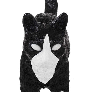 Seletti Jobby The Cat table lamp black and white - Buy now on ShopDecor - Discover the best products by SELETTI design