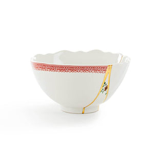 Seletti Kintsugi bowl in porcelain/24 carat gold mod. 1 - Buy now on ShopDecor - Discover the best products by SELETTI design