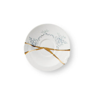 Seletti Kintsugi coffee cup-saucer in porcelain/24 carat gold mod. 1 - Buy now on ShopDecor - Discover the best products by SELETTI design