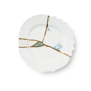 Seletti Kintsugi fruit plate in porcelain/24 carat gold mod. 3 - Buy now on ShopDecor - Discover the best products by SELETTI design