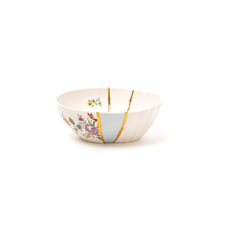 Seletti Kintsugi salad bowl in porcelain/24 carat gold mod. 2 - Buy now on ShopDecor - Discover the best products by SELETTI design