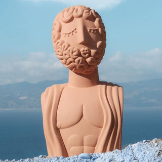 Seletti Magna Graecia Man terracotta bust - Buy now on ShopDecor - Discover the best products by SELETTI design