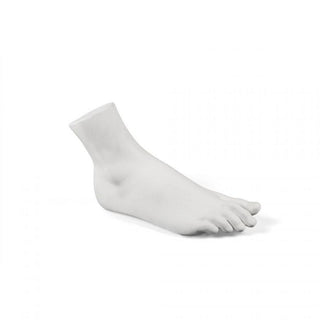 Seletti Memorabilia Museum female foot with porcelain decoration - Buy now on ShopDecor - Discover the best products by SELETTI design