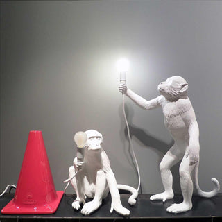 Seletti Monkey Lamp Sitting table lamp white - Buy now on ShopDecor - Discover the best products by SELETTI design
