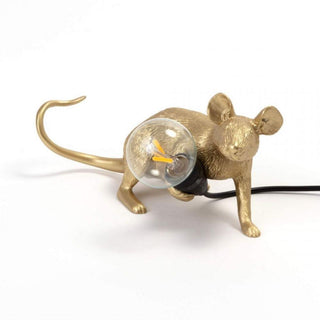 Seletti Mouse Lamp Lop Gold table lamp - Buy now on ShopDecor - Discover the best products by SELETTI design
