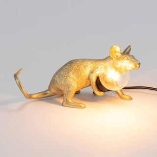Seletti Mouse Lamp Lop Gold table lamp - Buy now on ShopDecor - Discover the best products by SELETTI design