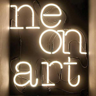 Seletti Neon Art 0 wall light letter white - Buy now on ShopDecor - Discover the best products by SELETTI design