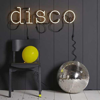 Seletti Neon Art Dj wall light letter white - Buy now on ShopDecor - Discover the best products by SELETTI design