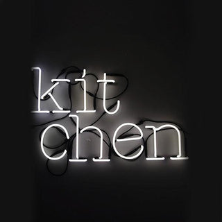 Seletti Neon Art Kitchen wall light letter white - Buy now on ShopDecor - Discover the best products by SELETTI design