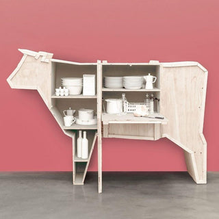 Seletti Sending Animals Cow white cupboard - Buy now on ShopDecor - Discover the best products by SELETTI design