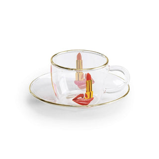 Seletti Toiletpaper Coffee Cup Tongue - Buy now on ShopDecor - Discover the best products by TOILETPAPER HOME design