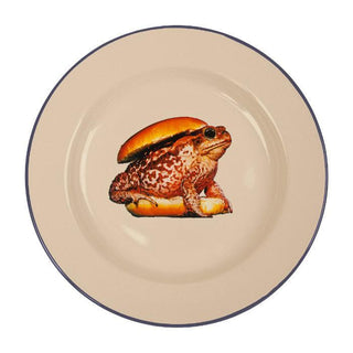 Seletti Toiletpaper dinner plate toad - Buy now on ShopDecor - Discover the best products by TOILETPAPER HOME design