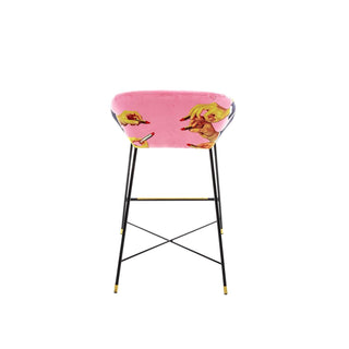 Seletti Toiletpaper High Stool Pink Lipsticks - Buy now on ShopDecor - Discover the best products by TOILETPAPER HOME design