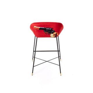 Seletti Toiletpaper High Stool Revolver - Buy now on ShopDecor - Discover the best products by TOILETPAPER HOME design