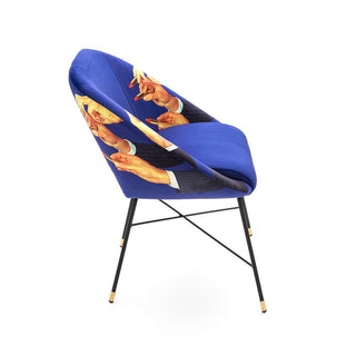 Seletti Toiletpaper Padded Chair Lipsticks - Buy now on ShopDecor - Discover the best products by TOILETPAPER HOME design