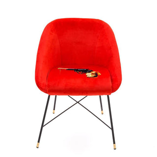 Seletti Toiletpaper Padded Chair Revolver - Buy now on ShopDecor - Discover the best products by TOILETPAPER HOME design