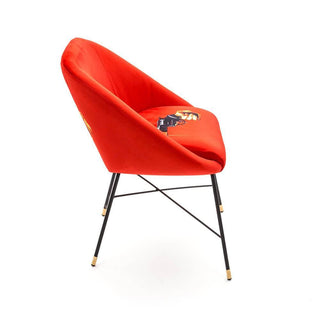 Seletti Toiletpaper Padded Chair Revolver - Buy now on ShopDecor - Discover the best products by TOILETPAPER HOME design