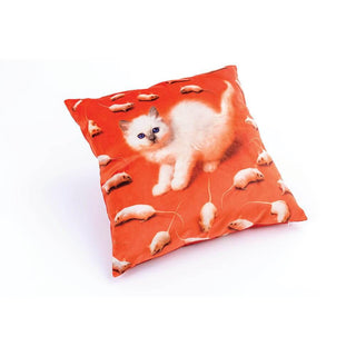 Seletti Toiletpaper Pillow Kitten - Buy now on ShopDecor - Discover the best products by TOILETPAPER HOME design