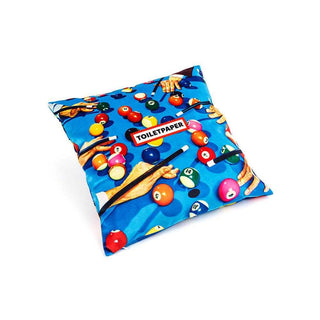 Seletti Toiletpaper Pillow Snooker - Buy now on ShopDecor - Discover the best products by TOILETPAPER HOME design