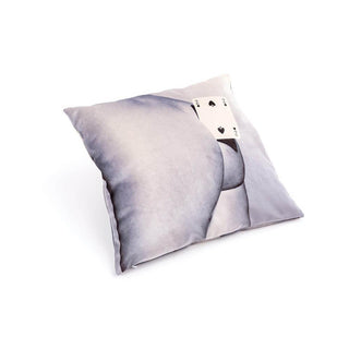 Seletti Toiletpaper Pillow Two of Spades - Buy now on ShopDecor - Discover the best products by TOILETPAPER HOME design