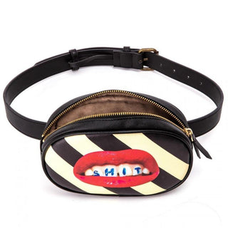 Seletti Toiletpaper Waist Bag Shit Striped - Buy now on ShopDecor - Discover the best products by TOILETPAPER HOME design