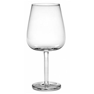 Serax Base red wine glass curved h. 22 cm. - Buy now on ShopDecor - Discover the best products by SERAX design