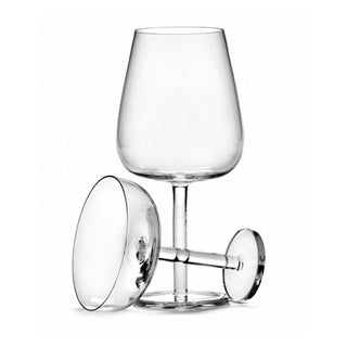 Serax Base red wine glass curved h. 22 cm. - Buy now on ShopDecor - Discover the best products by SERAX design
