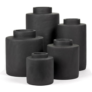 Serax Black Ancient flower pot L black h. 10 5/8 inch - Buy now on ShopDecor - Discover the best products by SERAX design