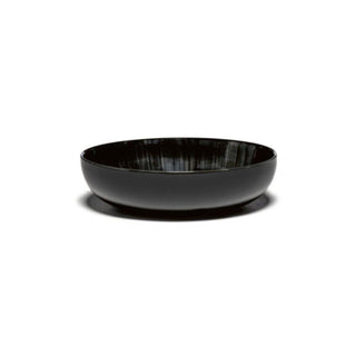 Serax Dé high plate diam. 15.5 cm. off white/black var C - Buy now on ShopDecor - Discover the best products by SERAX design