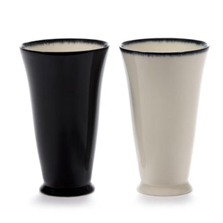 Serax Dé mug h. 14 cm. off white/black var D - Buy now on ShopDecor - Discover the best products by SERAX design