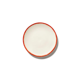 Serax Dé plate diam. 14 cm. off white/red var 2 - Buy now on ShopDecor - Discover the best products by SERAX design