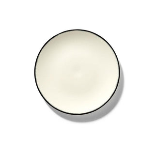 Serax Dé plate diam. 17.5 cm. off white/black var 1 - Buy now on ShopDecor - Discover the best products by SERAX design
