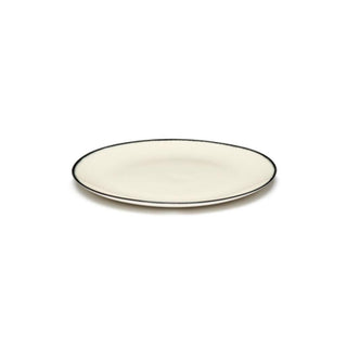 Serax Dé plate diam. 17.5 cm. off white/black var 1 - Buy now on ShopDecor - Discover the best products by SERAX design