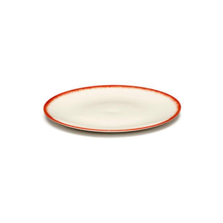 Serax Dé plate diam. 17.5 cm. off white/red var 2 - Buy now on ShopDecor - Discover the best products by SERAX design
