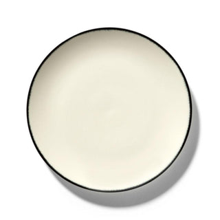 Serax Dé plate diam. 24 cm. off white/black var 1 - Buy now on ShopDecor - Discover the best products by SERAX design