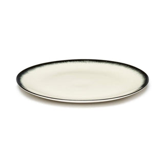 Serax Dé plate diam. 24 cm. off white/black var 3 - Buy now on ShopDecor - Discover the best products by SERAX design