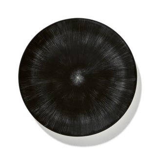 Serax Dé plate diam. 24 cm. off white/black var 6 - Buy now on ShopDecor - Discover the best products by SERAX design