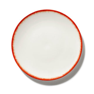 Serax Dé plate diam. 24 cm. off white/red var 2 - Buy now on ShopDecor - Discover the best products by SERAX design