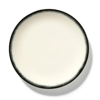 Serax Dé plate diam. 28 cm. off white/black var 3 - Buy now on ShopDecor - Discover the best products by SERAX design