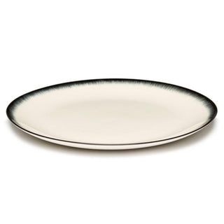 Serax Dé plate diam. 28 cm. off white/black var 3 - Buy now on ShopDecor - Discover the best products by SERAX design
