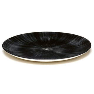 Serax Dé plate diam. 28 cm. off white/black var 6 - Buy now on ShopDecor - Discover the best products by SERAX design